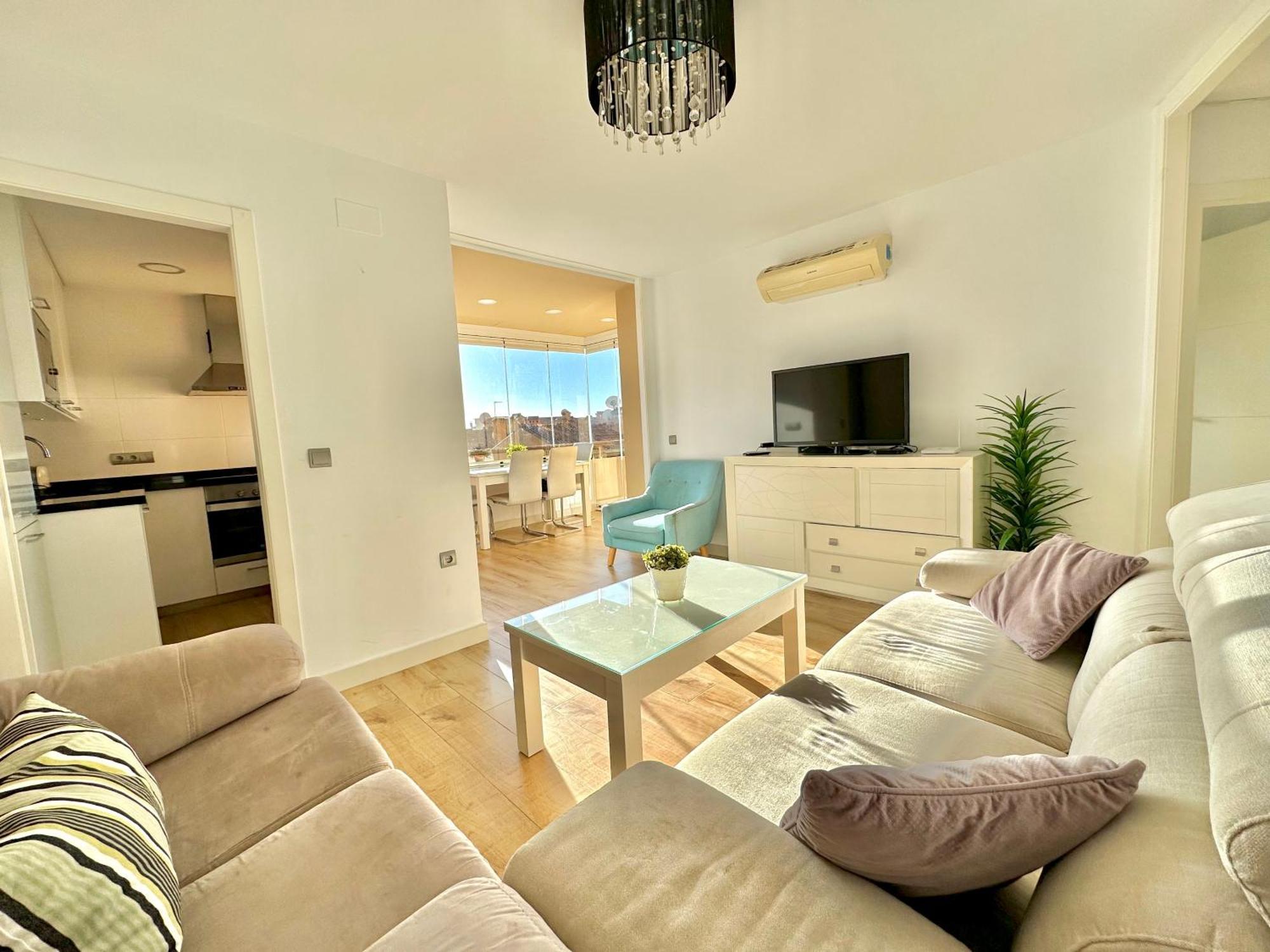 Gorgeous Apartment At The Sea In La Carihuela! 托雷莫利诺斯 外观 照片
